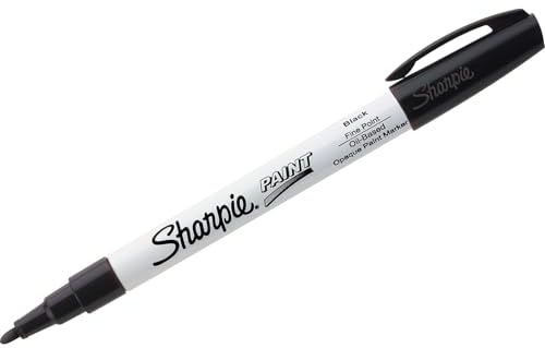 Sharpie - Paint Marker, Oil Base, Permanent, Fine Point, Black
