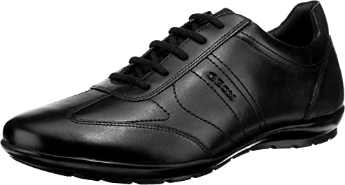 Geox Herren U Symbol Oxfords, Schwarz, 41 EU