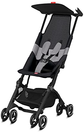 gb Gold Buggy Pockit Air All Terrain, Ultrakompakt, 0-22 kg, Ab Geburt bis ca. 4 Jahre, Velvet Black