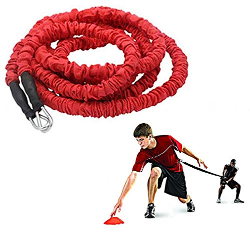 YNXing Dynamic Resistance Trainer Acceleration Speed Elastic Cord for Resistance Training to Improve Strength, Power, and Agility (9.8ft)