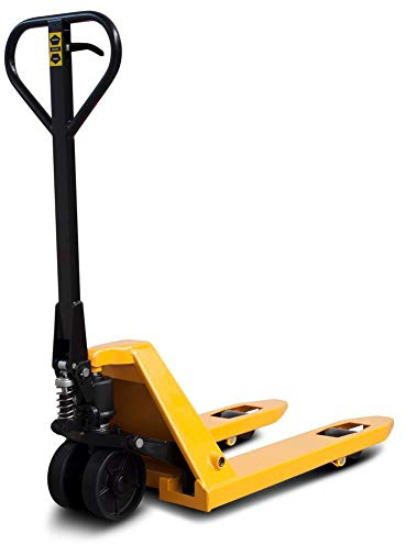 Hubwagen mit Sonderlänge, Gabellänge 800 mm, Tragkraft 2,5 t mit Tandemrollen