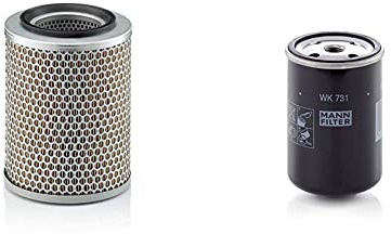 Original MANN-FILTER Luftfilter C 17 134 – Für Nutzfahrzeuge & Kraftstofffilter WK 731 – Für PKW