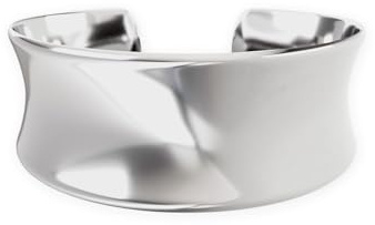 Fly Style Armreif aus 925 Sterling Silber - offen und verstellbar Silber-Armspange