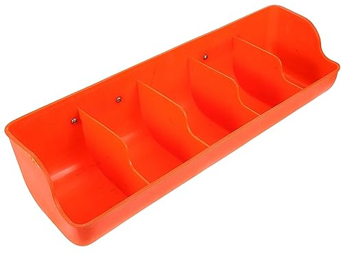 Yardwe Futtertrog Für Schweine Ziegen Und Hühner Mit Mehrfach-schlitzen Und Gittern Aus Robustem Material Installieren Nutzen Für Tierzuchtbetriebe Und Farmen