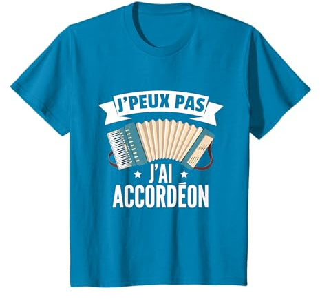 J'peux Pas J'Ai Accordéon Instrument De Musique Accordéon T-Shirt