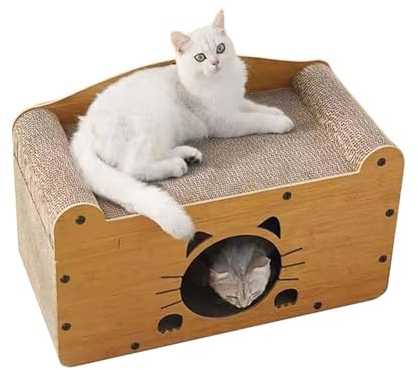 Kratzpappe für Katzen Multifunktionale Universal-Katzenstreu, verdicktes Wellpapier, vertikal, verschleißfest, Katzenkratzbrett, Katzenspielzeug, Krallenschleifer Katzenspielzeug