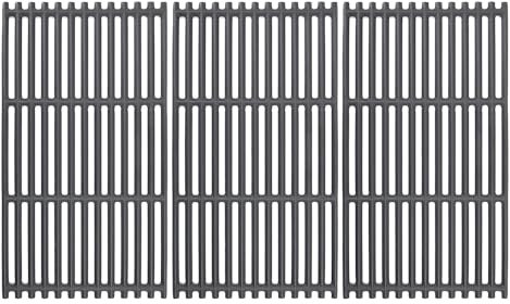 AVKENOEDY 17 x 24,9 cm Grillroste aus mattem Gusseisen für Charbroil Tru Infrarot 4 Brenner 463242716,466242715,463242715,466242815,G533-0009-W1,G541-0016-W2 Ersatz für Grillroste. Teile, 3 Stück