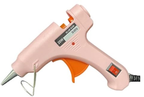 Pistolet à colle chaude 20 W, mini pistolet à colle thermofusible, pistolet industriel domestique, outil de réparation thermoélectrique à température de chaleur, utilisation de bâtons de colle de
