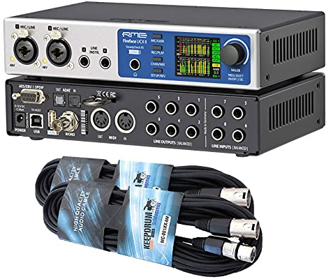 RME Interface audio USB Fireface UCX II + 2 câbles XLR Keepdrum