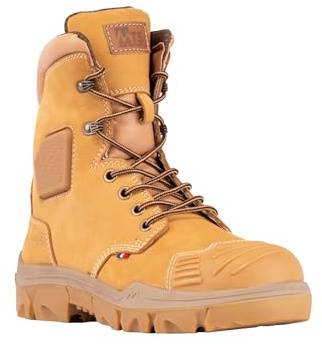 MTS Chaussure Ranger Construction BTP avec Doublure ARTICO, PU à Mémoire de Forme, Semelle Extérieure en PU/Caoutchouc, Renfort de Talon, Surembout, Pointure 44 EU, 6552302-44