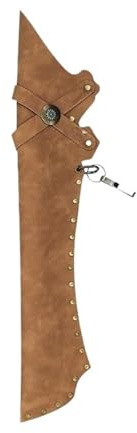 AYWTIUN Faretra in Vita Borsa for frecce da Cintura appesa for tiro con L'Arco, Borsa Multifunzionale for for, for Il Trasporto Tasche in Pelle(Brown)