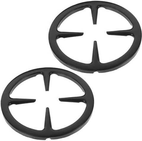 Gasherd-Ständer 2 stücke Gasherd Herd Platte Gas Ring Minderer Untersetzer Kaffee Topf Halter Regal Unterstützung Stehen Brenner Rost kaffeekanne