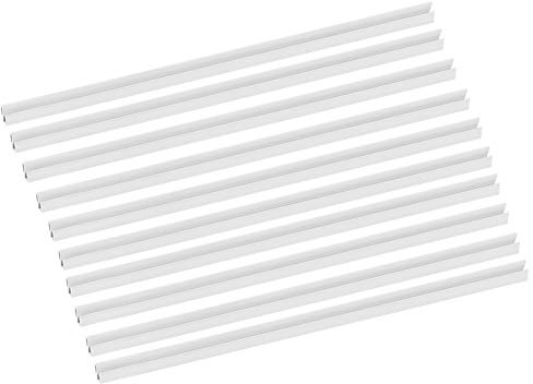 SALALIS Striscia di Rinforzo in PVC Nastro Rigido Durevole per Accessori per Sigillare il Vetro della Serra Nastro in PVC per Serra Striscia in da 10 X Applicabile per