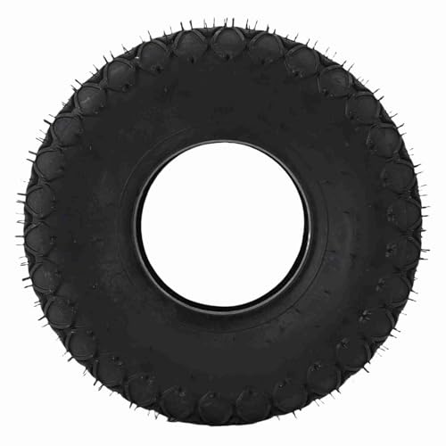 Jonlaki Neumático sin Cámara de Repuesto 14x4.00-6 Neumático para Cortacésped para Quitanieves con Diseño de Capa Robusta Banda de Rodadura Antideslizante para Tractores de