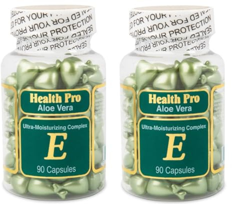Vitamin E Skin Oil Aloe Vera, 90 Softgels (Pack of 2)