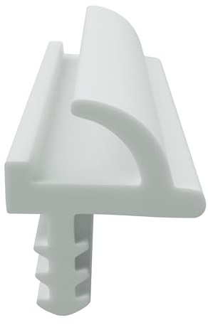 DIWARO® Zimmertür-Dichtung ZT021 | weiß | 5 lfm für Zimmertüren und Innentüren. Zum Schallschutz und abdichten der Tür. Bestehend aus TPE (Thermoplastischen Elastomer) (weiß)