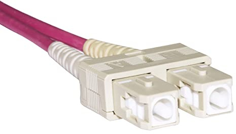 Link LKSCSC4515 Cavo Fibra Ottica SC a SC Multimode Duplex Om4 50/125, 15 mt