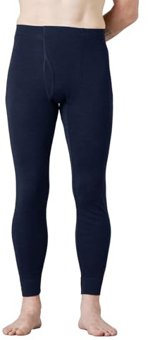 APASA Herren 100% Merinowolle Thermounterhosen, Premium Merino Wolle Unterhosen Thermounterwäsche (M30 Warm/M68 Extra Warm/M143 Ultra Warm)