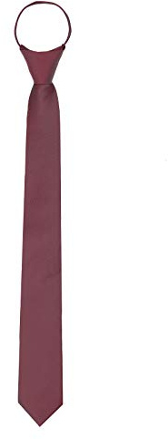 WANYING Herren 6cm Schmalen Krawatte Vorgebunden mit Reißverschluss Casual Business Länge 48/54cm