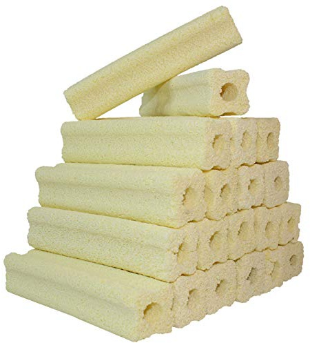 PINVNBY 20 Pcs 6.2-Inch Large Aquarium Filter Media Fish Tank Ceramic Media for Sump Canister Filter,Bakki Showers Filter,Trickle Filter,Aquaculture and Koi Ponds