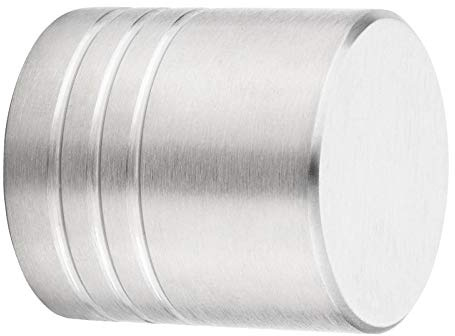 SOTECH Möbelknopf BRISTOL Ø 15 mm Höhe 20 mm Edelstahl gebürstet Griff Schrankgriff