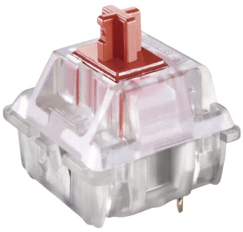 Interruptores de Tecla Cherry MX Switch para Teclados Mecánicos | Plate Mounted Switches | MX1AL1NA (Cherry RGB Red, 65 Piezas)