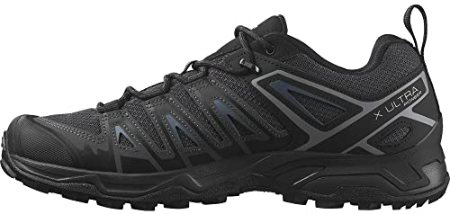 Salomon X Ultra Pioneer Aero Men's Outdoor Shoes, Secure foothold, Stable & cushioned, and Extra grip, Black, 9.5