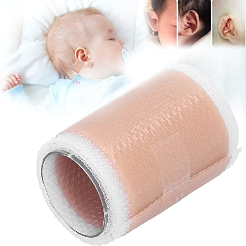 ANKROYU Cerotto Correttivo in Gel di Silicone per Orecchie Sporgenti per Neonati, Adesivi per Orecchie Sporgenti per Bambini, 4 Cm X 50 Cm
