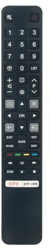 ALLIMITY Télécommande Fit for TCL TV 43C735 43P635 43P638 50C631 50C635 | 50P635 50P638 55C635 55C735 55C835 55P635 55P638 58P635 65C635 65C735 65C835 65C935 65P635 65P638 C635 C735
