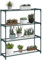Outsunny Scaffale Porta Piante a 4 Livelli, Portafiori da Esterno e Interno Salvaspazio in Acciaio, 89x28x107cm, Verde