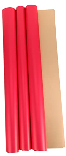 Beavorty Packpapier für -blumenverpackung 20 Stück Beidseitig Farbiges Geschenkpapier
