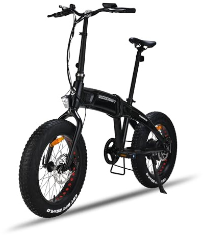 VecoCraft Hummer E-Bike Klapprad 20 Zoll Elektrofahrräder mit 48V 10Ah Batterie bis zu 80KM. E-Faltrad mit 20 * 4.0 Zoll, E Bike 7 Gäng Elektrofahrrad Trekking/City für Damen und Herren