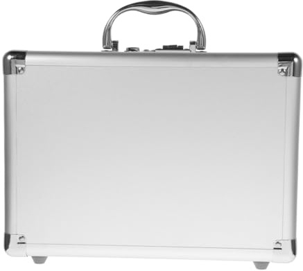 Angoily Tragbarer Werkzeugkoffer und Passwortschutz aus Aluminiumlegierung mit Hoher Steifigkeit Kompakte Aufbewahrungsbox für Camping und Outdoor Einsätze