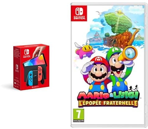 Nintendo Console Switch (Modèle OLED) & Mario & Luigi : L'épopée fraternelle