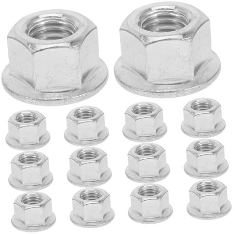 BEBEMOKO 15pcs Chainsaw Bar Nuts and Guide Bar Hardware Set Rivet Nut Drill Adapter for Chainsaw Maintenance Kit Bundle for Repair and Replacement