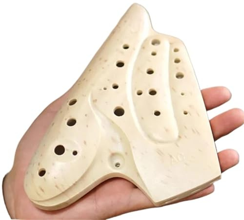 Okarina-Instrument Dreifache Okarina-Flöte Alt-C-Taste Professionelles Okarina-Musikinstrument Anfänger-Musikflöte Mit Zubehör(Style 3)
