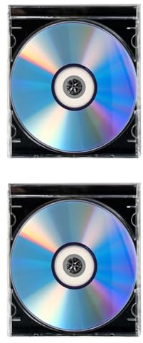 Toyvian 2sets Disco Dati Vuoto Registrabile Supporti Registrabili Cd Cd Audio Vuoto Supporti Di Registrazione Disco Di Registrazione Musicale Musicale Dischi Dvd Registrabili Compact Disc