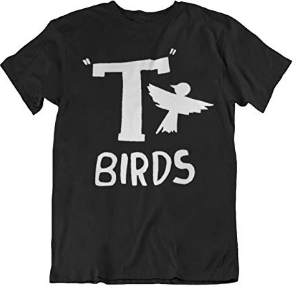 Buzz Shirts T-Birds Grease Fancy Dress Mens Womens Unisex Fit T-Shirt, Black, XL