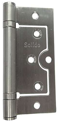 SOLIDO V102A227S433 Türband kugelgelagert | Aufschraubscharnier | Edelstahl | universal für Stumpfe Türen | 2 Stück