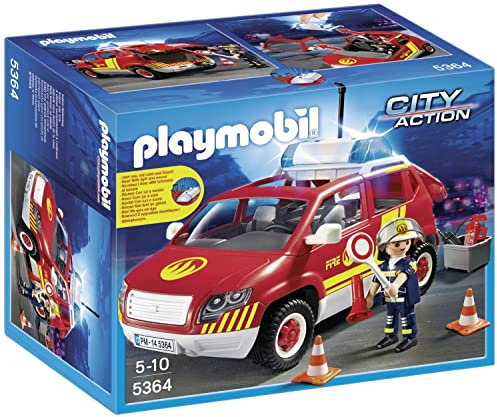 Playmobil Fire Chief's Car with Lights and Sound - City 5364