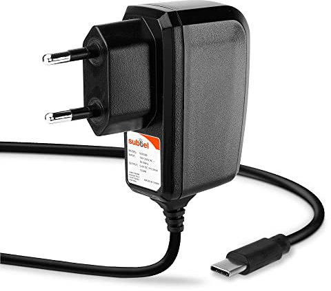 subtel Ladegerät kompatibel mit DJI Osmo Action 1, Pocket, 3 | USB-C (Typ-C), 1,2m, 100V - 250V, für DJI Osmo Mobile 3, Pocket 2, Action 2, OM 4