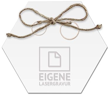 Acrylglas Ringkissen personalisiert zur Hochzeit Standesamt mit Lasergravur mit individuellen Namen und Datum klein und modern - Eigene Gravurdatei hochladen