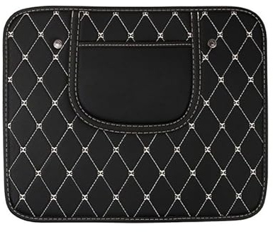 VOLBOZ 2 Stück Auto Rücksitz Anti Kick Pad für VW Volkswagen Taigo Touran Tiguan CC Beetle VW, Rücksitzschutz Auto Anti Kick Pad Autositzschutz, Pu Leder wasserdichte Autositz Rückenlehnenschutz