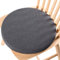 Dafape Cuscino del sedile Sedia Pad, rotondo antiscivolo comodo pavimento morbido Ufficio Camera da letto Soggiorno cucina Cuscini per sedie (Grigio scuro)