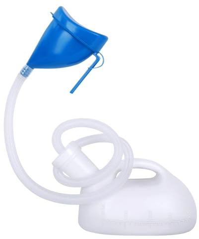 AQUASHIELDING Unisex-Urinale, Herren-Urinflasche, auslaufsicher, Wiederverwendbare männliche PIPI-Flasche, Camping-Toilette, verdickt, 2000 ml, für Auto-Heim-Toilette
