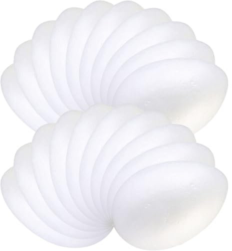 Operitacx 20pcs Easter Decor Foam Eggs Hand-painted Easter Eggs Boys and Girls Decorations Bunny Decorations