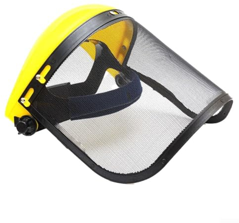 Garden wire mesh protective hat, Chainsaw Helmet Forestry Hat, Multifunctional Garden Grass Trimmer Safety Helmet Hat