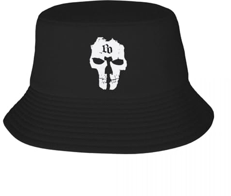 Herren Sommer Hüte Eimer Hüte Street Bohse Onkelz Eimer Hüte für Teenager Leichte Outdoor Sport Skull Rock Musik Fischerhüte Frühling Kopfbedeckung Lehrer Geschenke