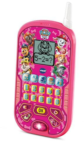 VTech PAW Patrol - Skye Lernhandy – Mit den Originalstimmen der Fellfreunde und spannenden Lernspielen – Für Kinder von 2-5 Jahren