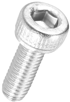 Kozelo 100pcs Tornillos de Cabeza Hexagonal - [M2-0.4 x 8mm] Acero Inoxidable 304 Totalmente Roscado Allen Tornillo para Motor Eléctrico Ventilador Impresión 3D Reparación, Plateado